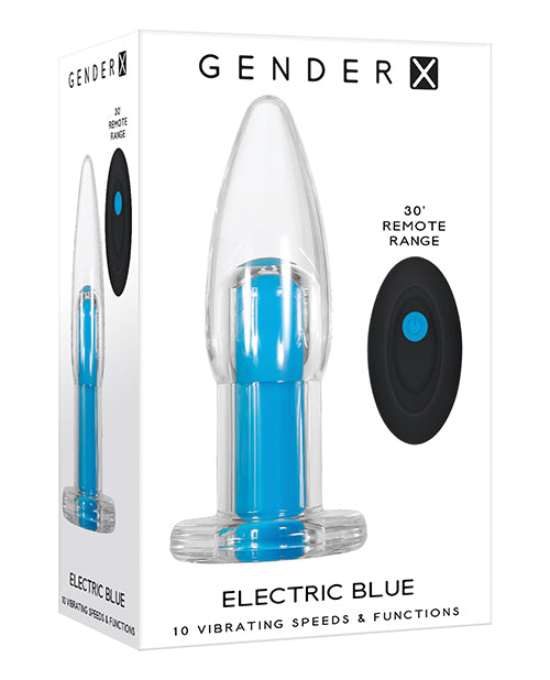 Gender X Electric Blue - Clear/Blue Adult Toy Box Gender X Electric Blue - Clear/Blue Adult Toy Box