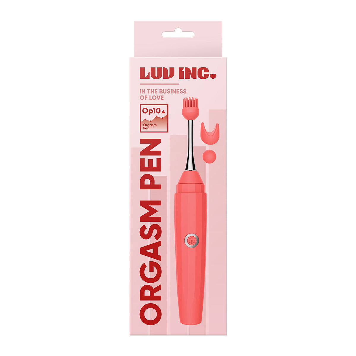 Luv Inc Orgasm Pen - Coral Adult Toy Box Luv Inc Orgasm Pen - Coral Adult Toy Box