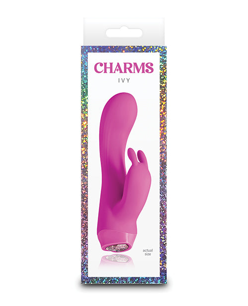 Charms Ivy Mini Rabbit Vibrator - Magenta Adult Toy Box Charms Ivy Mini Rabbit Vibrator - Magenta Adult Toy Box