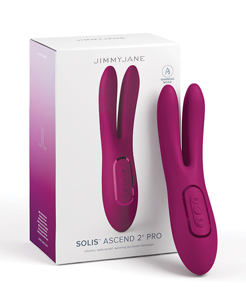 JimmyJane Solis Ascend 2 PRO Warming Bunny Vibrator Adult Toy Box JimmyJane Solis Ascend 2 PRO Warming Bunny Vibrator Adult Toy Box