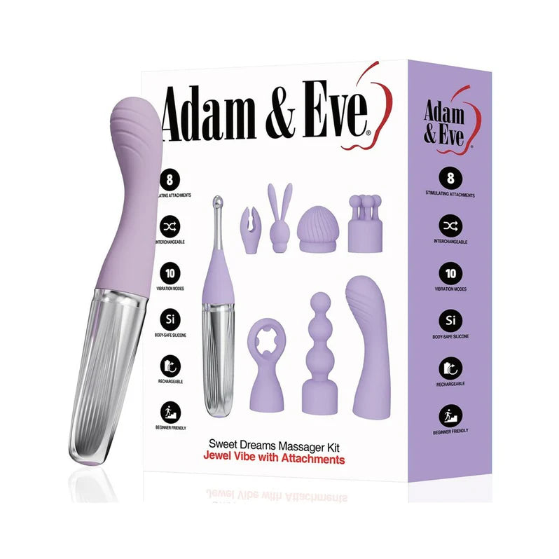 Adam & Eve Sweet Dreams Rechargeable Vibrator Adult Toy Box Adam & Eve Sweet Dreams Rechargeable Vibrator Adult Toy Box
