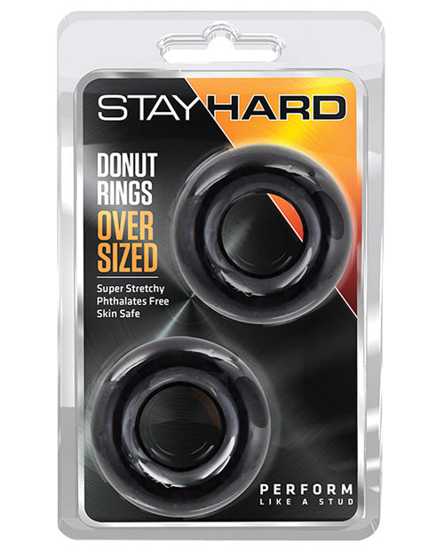 Blush Stay Hard Donut Rings - Oversized Pack of 2 Adult Toy Box Blush Stay Hard Donut Rings - Oversized Pack of 2 Adult Toy Box