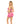 All You Need Cut Out Dress Neon Pink O/S