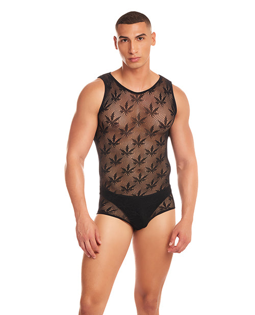Rainbow Party Night Blaze Singlet Men's Lingerie Set Black S/M Adult Toy Box Rainbow Party Night Blaze Singlet Men's Lingerie Set Black S/M Adult Toy Box