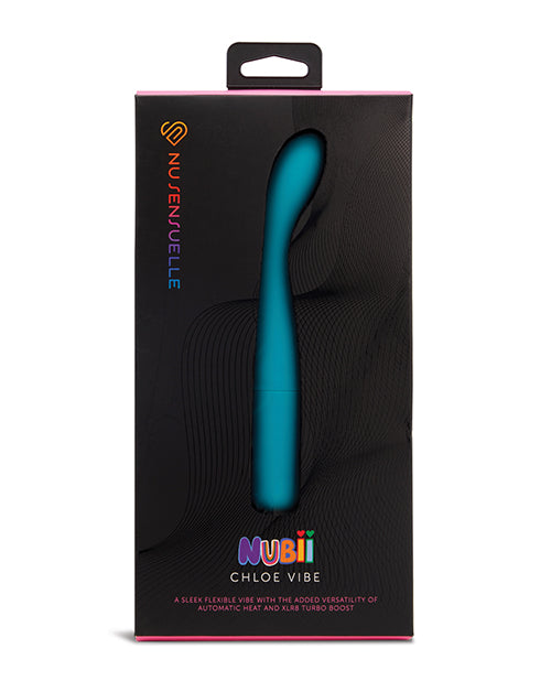 Nu Sensuelle Chloe Nubii Heating G-Spot Vibe - Blue Adult Toy Box Nu Sensuelle Chloe Nubii Heating G-Spot Vibe - Blue Adult Toy Box