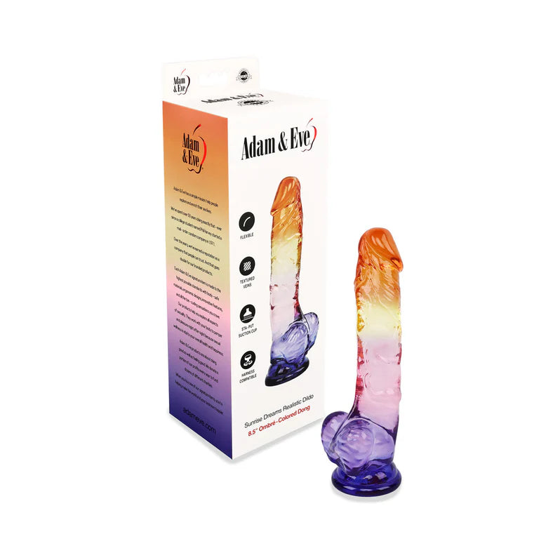 Adam & Eve Sunrise Dreams Realistic Dildo Adult Toy Box Adam & Eve Sunrise Dreams Realistic Dildo Adult Toy Box