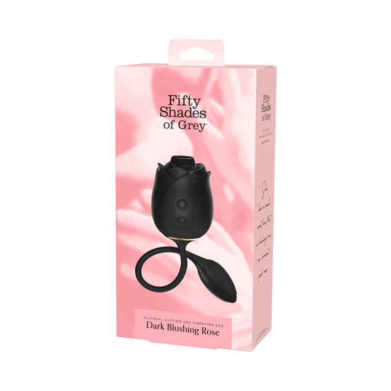 Fifty Shades of Grey Dark Blushing Rose Vibrator Adult Toy Box Fifty Shades of Grey Dark Blushing Rose Vibrator Adult Toy Box