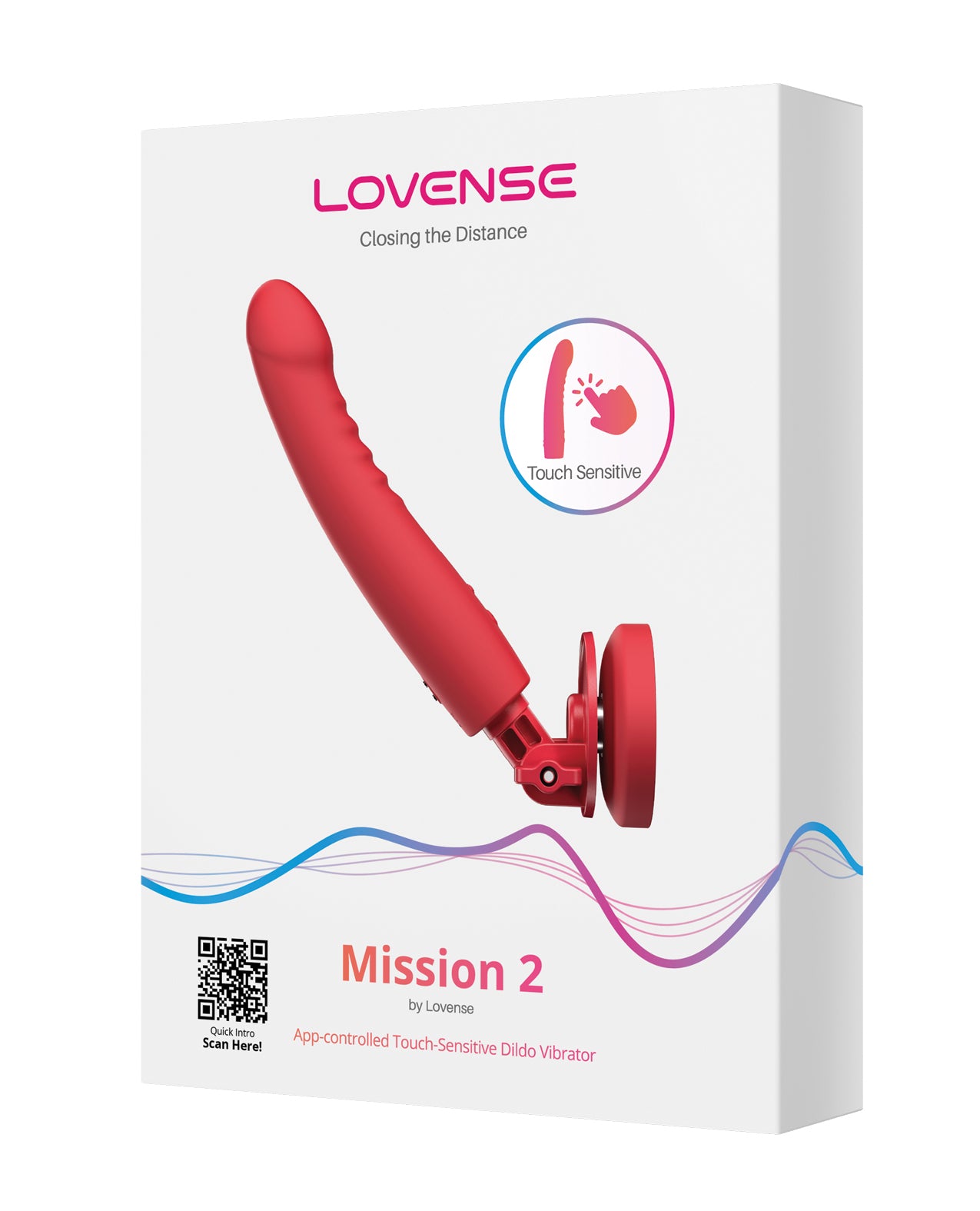 Lovense Mission 2 Touch-Sensitive Dildo Vibrator Adult Toy Box Lovense Mission 2 Touch-Sensitive Dildo Vibrator Adult Toy Box