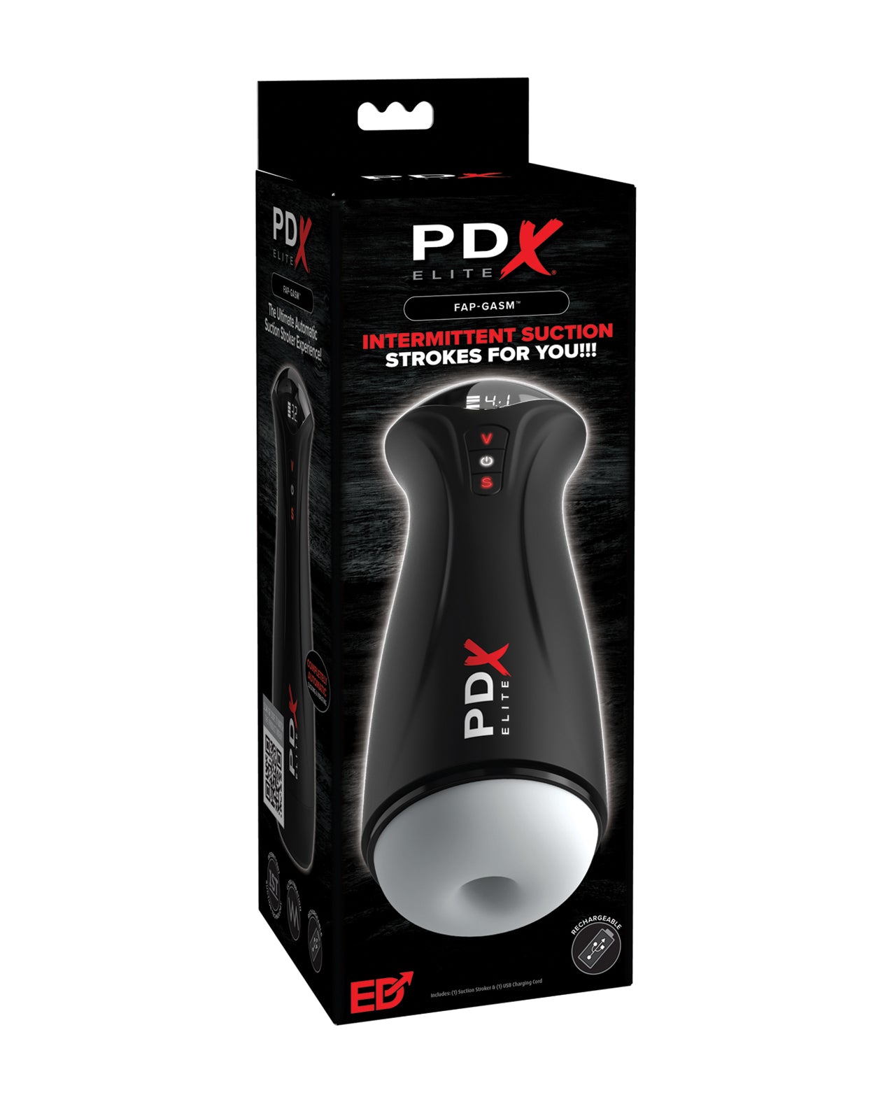 PDX Elite Fap-Gasm Male Stroker Frosted Adult Toy Box PDX Elite Fap-Gasm Male Stroker Frosted Adult Toy Box