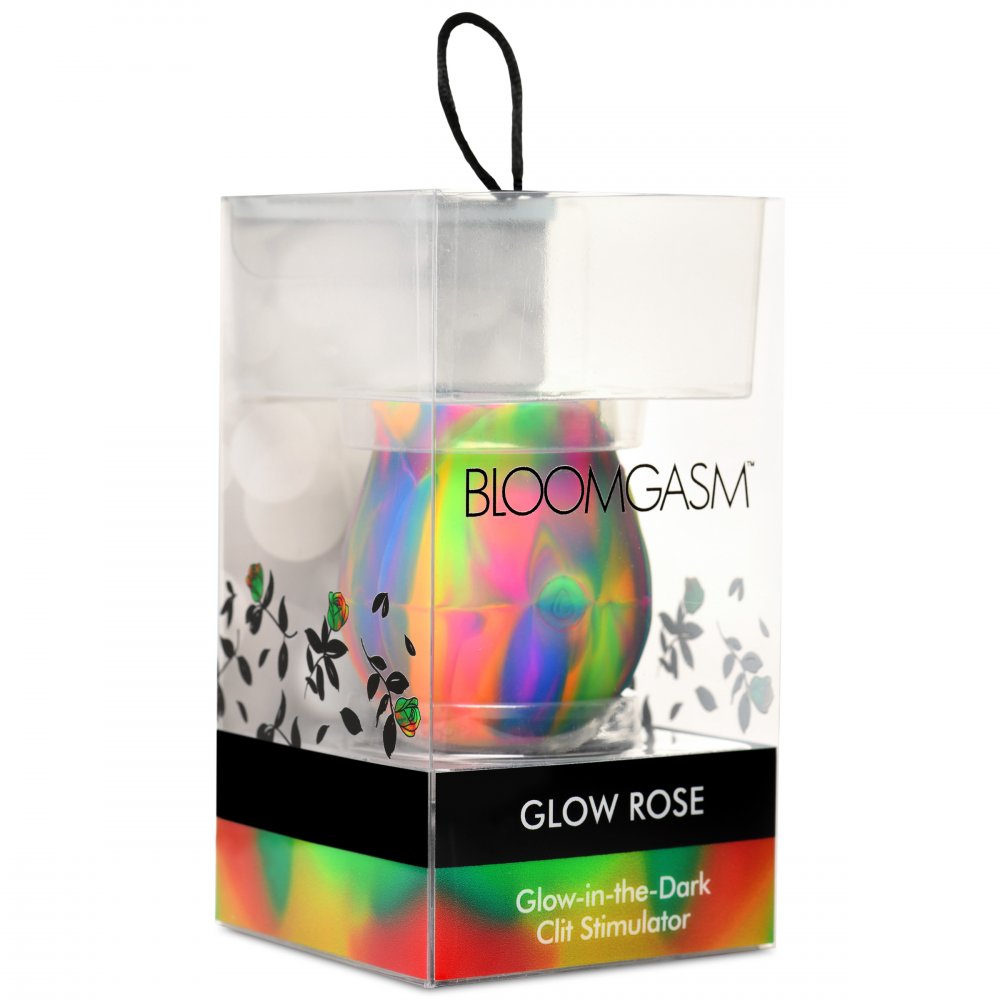 Glow Rose Glow-in-the-Dark Rainbow Rose Vibrator Adult Toy Box Glow Rose Glow-in-the-Dark Rainbow Rose Vibrator Adult Toy Box