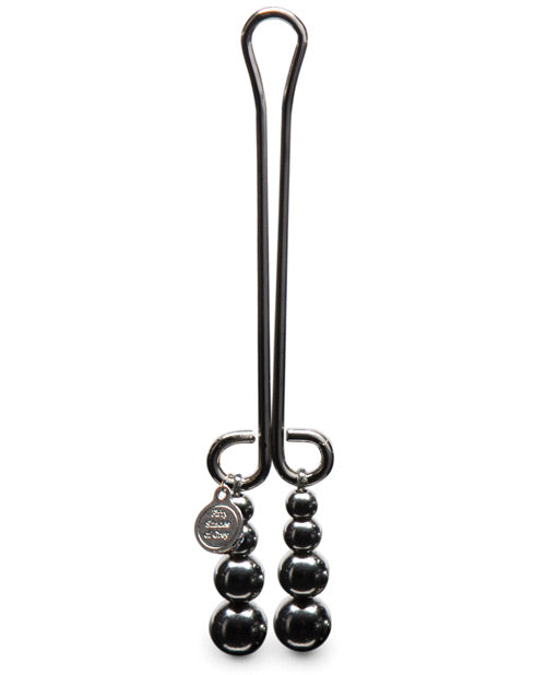 Fifty Shades Darker Just Sensation Beaded Clitoral Clamp Adult Toy Box Fifty Shades Darker Just Sensation Beaded Clitoral Clamp Adult Toy Box