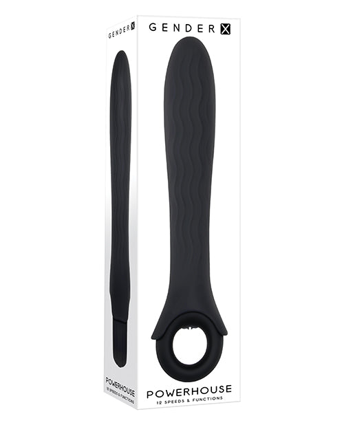 Gender X Powerhouse Vibrator - Black Adult Toy Box Gender X Powerhouse Vibrator - Black Adult Toy Box