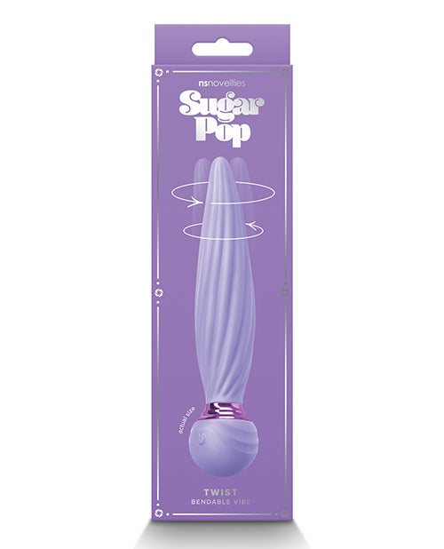 Sugar Pop Twist Bendable Vibe - Purple Adult Toy Box Sugar Pop Twist Bendable Vibe - Purple Adult Toy Box