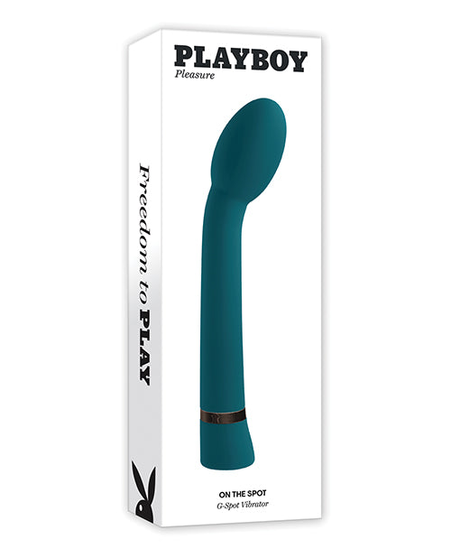 Playboy Pleasure On The Spot G-spot Vibrator - Deep Teal Adult Toy Box Playboy Pleasure On The Spot G-spot Vibrator - Deep Teal Adult Toy Box