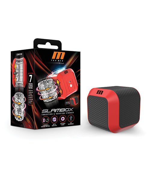 M for Men SlamBox Automatic Male Masturbator Red Adult Toy Box M for Men SlamBox Automatic Male Masturbator Red Adult Toy Box