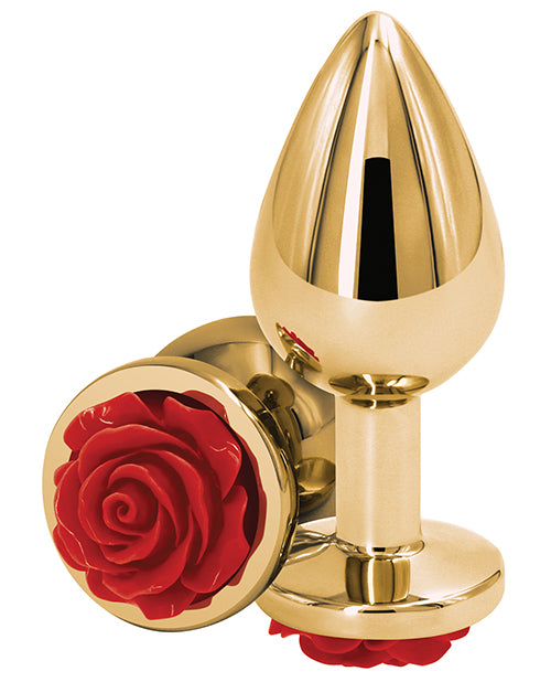 Rear Assets Medium Anal Plug Red Rose Adult Toy Box Rear Assets Medium Anal Plug Red Rose Adult Toy Box