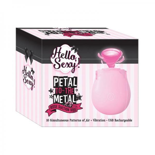 Petal to the Metal Rose Vibrator - Pink Adult Toy Box Petal to the Metal Rose Vibrator - Pink Adult Toy Box