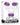 Evolved Ring True Unique Pleasure Rings Kit - Clear/Purple