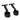 Sportsheets Adjustable Door Jam Cuffs Set Black