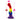 Blush Avant P1 Gay Pride Silicone Dong - Freedom