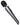 Evolved Mighty Metallic Wand Vibrator - Gray/Black