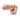 Hung Rider Trigger Realistic 8.5 in. Dildo with Balls Beige