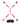 Lux Fetish Bed Spreader - Hot Pink