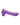 Lollicock 7" Silicone Dildo with Balls - Grape