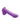 Lollicock 7" Silicone Dildo with Balls - Grape