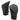 Ouch Puppy Play Lined Fist Mitts - Black