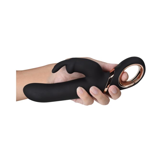 Blush Victoria Rabbit Vibrator - Black Adult Toy Box Blush Victoria Rabbit Vibrator - Black Adult Toy Box
