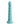 Dillio Platinum 7" Slim Seven Silicone Dildo - Teal