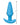 Bang! 21X Vibrating Silicone Butt Plug - Blue