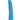 RealRock 7" Slim  Dildo Glow in the Dark - Neon Blue