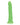 RealRock 7" Slim  Dildo Glow in the Dark - Neon Green