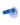 Lollicock 7" Glow In The Dark Silicone Dildo & Balls - Blue