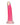 Lollicock 7" Glow In The Dark Silicone Dildo - Pink