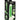 Lollicock 7" Glow In The Dark Silicone Dildo & Balls - Green