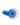 Lollicock 7" Glow In The Dark Silicone Dildo - Blue