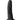 Colours Pleasures 5" Thin Dildo - Black