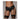 Vibrating Strap On Thong with Garters - Black M/L