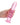 RealRock Crystal Clear 8" Straight Dildo - Pink