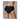 Vibrating Strap On Hipster - Black XS/S