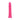 RealRock 8" Slim Dildo Glow in the Dark - Neon Pink