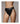 Vibrating Strap On Open Back Panty Harness - Black XS/S