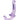 RealRock Crystal Clear 6" Strapless Strap-On - Purple