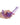 RealRock Crystal Clear 6" Strapless Strap-On - Purple