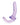 RealRock Crystal Clear 6" Strapless Strap-On - Purple