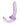 RealRock Crystal Clear 6" Strapless Strap-On - Purple