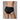 Shots Ouch Vibrating Strap On High-Cut Brief - Black XS/S
